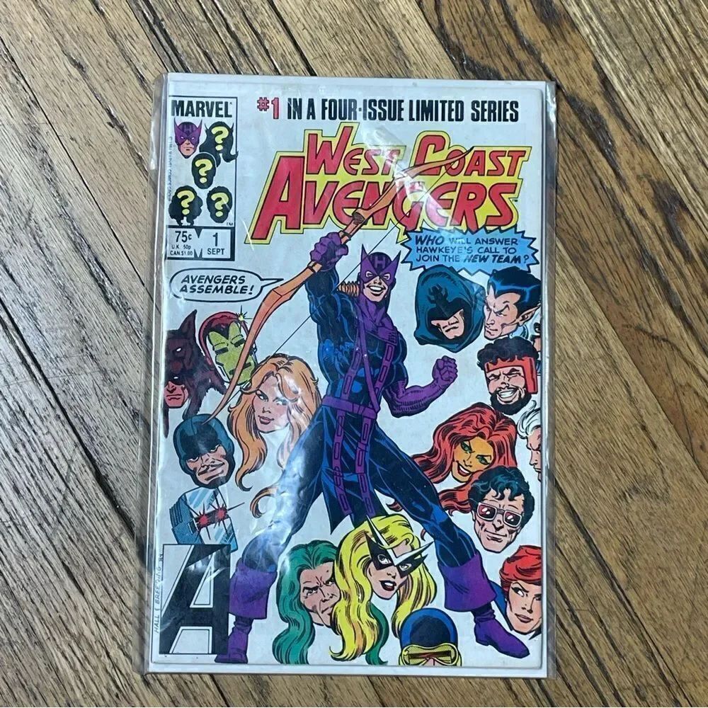 West Coast Avengers limited series
#1-4 CGC 9.4,9.4,7.5,9.6 - 1984
Marvel Comics